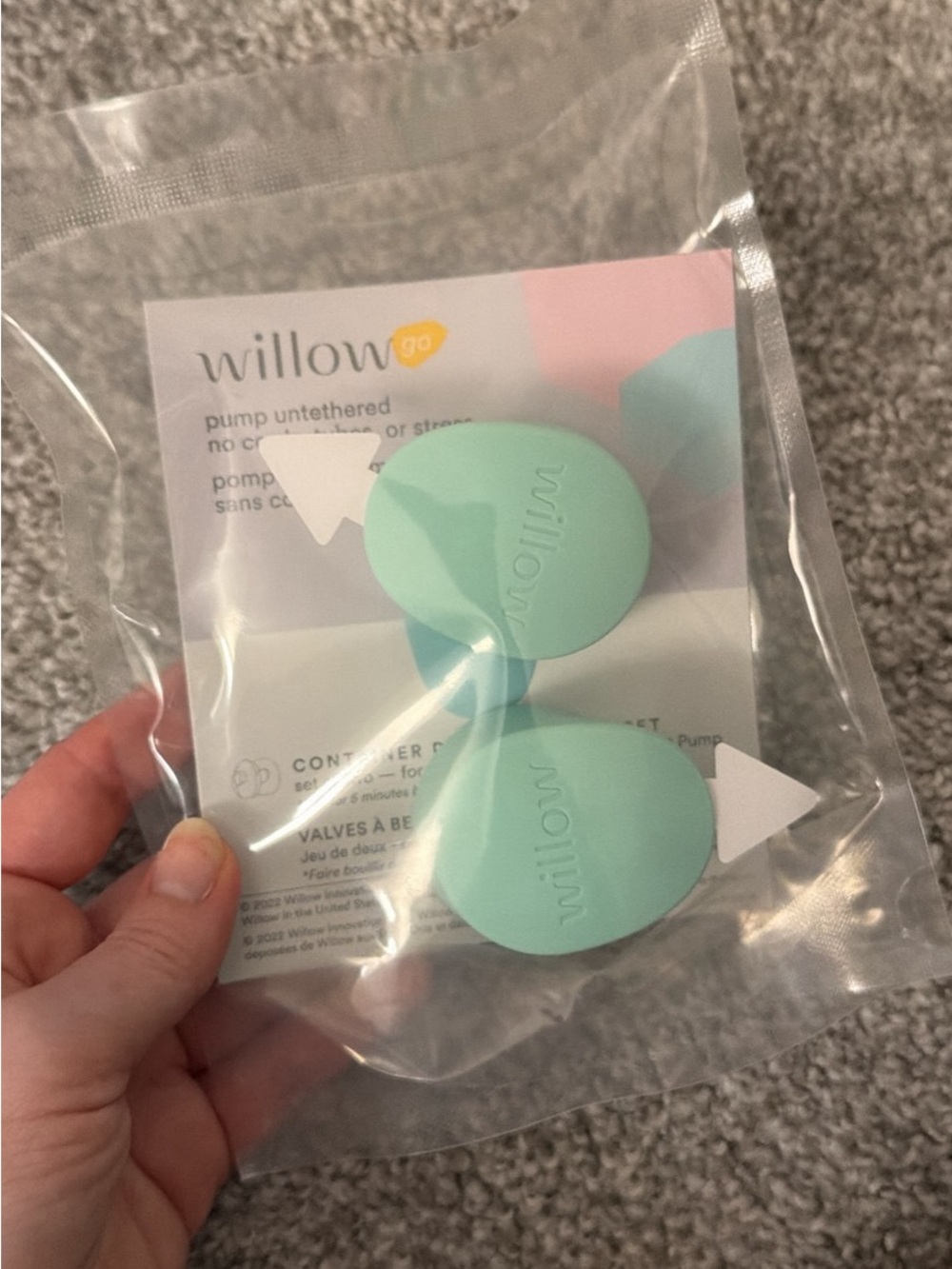 New Willow Go Duckbill Pump Valves - Two-Pack